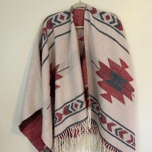 Nordstrom fringe poncho